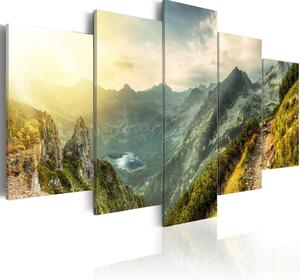 Canvas Tavla - Slovak mountain landscape - 100x50