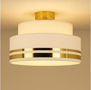 Taklampa TAMI 1xE27/60W/230V grädde/guld
