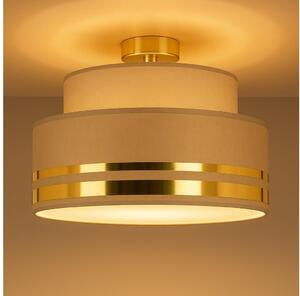 Taklampa TAMI 1xE27/60W/230V brun/guld