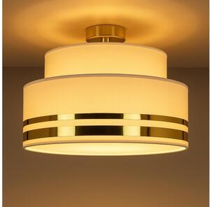 Taklampa TAMI 1xE27/60W/230V beige/guld