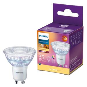 LED Ljusreglerad glödlampa Philips Warm Glow GU10/2,6W/230V 2200-2700K CRI 90