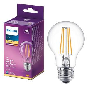 LED glödlampa VINTAGE Philips A60 E27/7W/230V 2700K