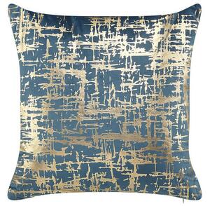 BENETON Utomhuskudde 45x45 cm 2 st Blå/Guld -