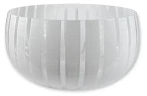Nybro Glasbruk - Twistskål vit stor