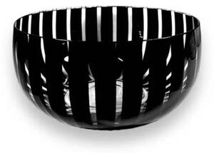 Nybro Glasbruk - Twistskål svart stor