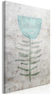 Canvas Tavla - Blue Lily Vertical - 60x90