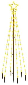 Julgran med markspett 108 varmvita lysdioder 180 cm