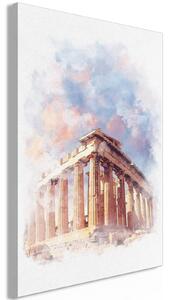 Canvas Tavla - Painted Parthenon Vertical - 40x60