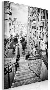 Canvas Tavla - Parisian Suburb Vertical - 40x60
