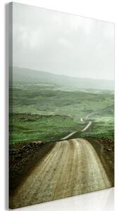 Canvas Tavla - Road Across the Plains Vertical - 40x60