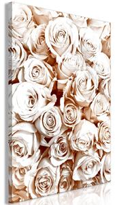 Canvas Tavla - Rose Garden Vertical - 40x60