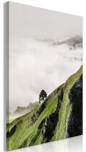Canvas Tavla - Tree Above Clouds Vertical - 40x60