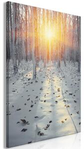 Canvas Tavla - Winter Afternoon Vertical - 40x60