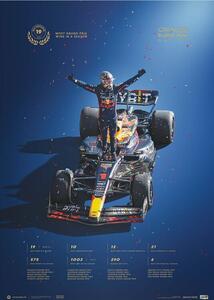 Konsttryck Oracle Red Bull Racing - Max Verstappen - Record-breaking Season - 2023, Automobilist