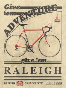 Illustration Raleigh Bicycle Vintage Style Advert, Wyatt 9