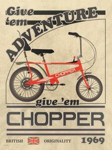 Illustration Chopper Bicycle Vintage, Wyatt 9