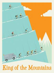 Illustration King of the Mountains Tour De France, Wyatt 9