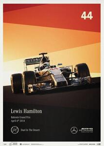 Konsttryck Mercedes-AMG Petronas Motorsport - 2014 - Lewis Hamilton, Automobilist