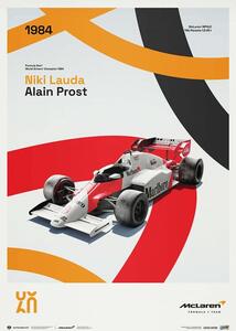 Konsttryck McLaren Racing - MP4/2 - 60th Anniversary - 1984, Automobilist