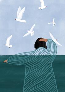 Illustration Seaside, Bea Muller