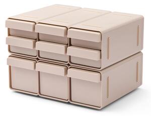 LIEWOOD - Kylian Storage System - Förvaringslådor - 5060 Sandy - L18 x W8.2 x H8.2 cm