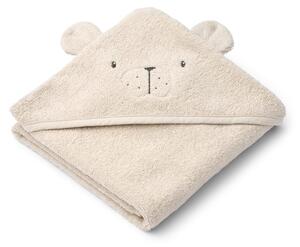 LIEWOOD - Albert Polarbear Hooded Towel - Handduk för barn - 5060 Sandy - W70 x H70 cm
