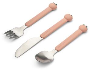 LIEWOOD - Tove Peach Cutlery Set - Bestick för barn - 9907 Peach / Pale Tuscany Multi Mix - One size