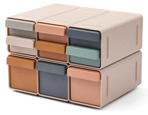 LIEWOOD - Kylian Storage System - Förvaringslådor - 2324 Sandy multi mix - L18 x W8.2 x H8.2 cm