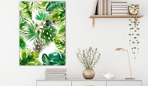 Canvas Tavla - Tropical Shadow Vertical - 40x60
