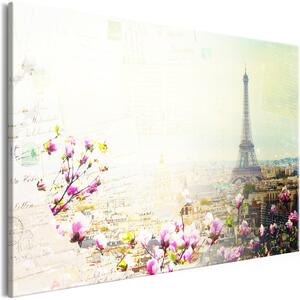 Canvas Tavla - Postcards from Paris Wide - 90x60