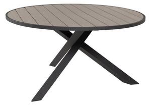 PARMA Matbord 140 cm - Grå/Svart | Utemöbler