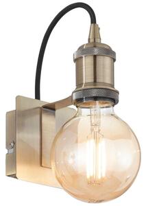 Ideal Lux - Vägglampa FRIDA 1xE27/60W/230V mässing