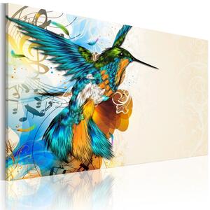 Canvas Tavla - Bird's music - 60x40
