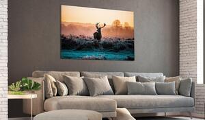 Canvas Tavla - Frosted Field - 90x60