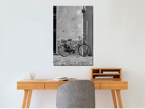 Canvas Tavla - Old Italian Bicycle Vertical - 40x60