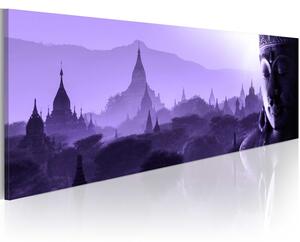 Canvas Tavla - Purple Zen - 120x40