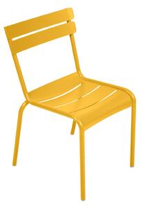 Fermob - Luxembourg Chair - Honey - Balkong- och caféstolar - Frédéric Sofia - Gul - Metall