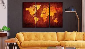 Canvas Tavla - World of Orange - 90x60