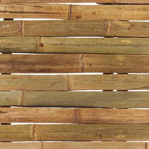 Trädgårdsbord Bambu Ljust Trä 120 x 70 cm Hopfällbart Utomhus Rektangulärt Naturlig Modern Boho Beliani