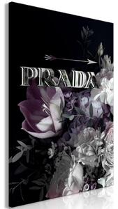 Canvas Tavla - Prada in Flowers Vertical - 40x60