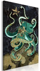 Canvas Tavla - Marble Octopus Vertical - 40x60