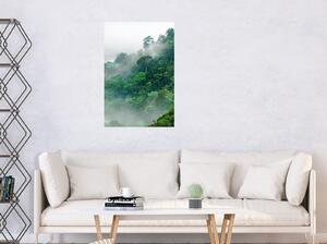 Canvas Tavla - Lush Forest Vertical - 40x60