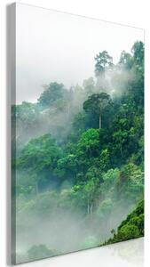 Canvas Tavla - Lush Forest Vertical - 40x60