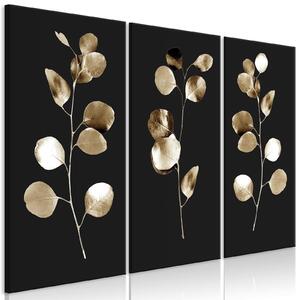 Canvas Tavla - Golden Dusk (3 delar) - 90x60