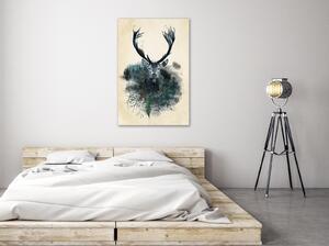 Canvas Tavla - Forest Ghost Vertical - 40x60