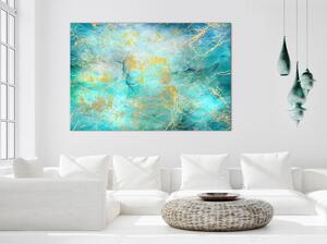 Canvas Tavla - Emerald Ocean Wide - 60x40