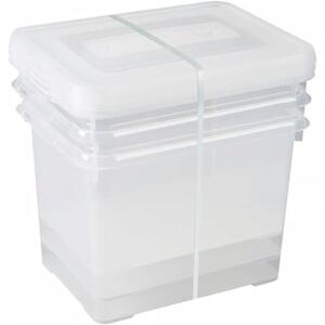 Curver Förvaringslådor set Handy 3x20L transparent