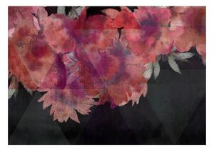 Självhäftande Fototapet - Romantic Flowers - 147x105