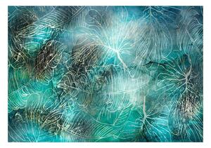 Självhäftande Fototapet - Turquoise Vegetation - 98x70