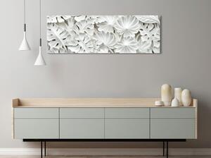 Canvas Tavla - Alabaster Garden Narrow - 90x30